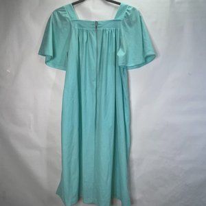 Vintage Sears Tiffany Blue Take-Along Gown Women's 8/10